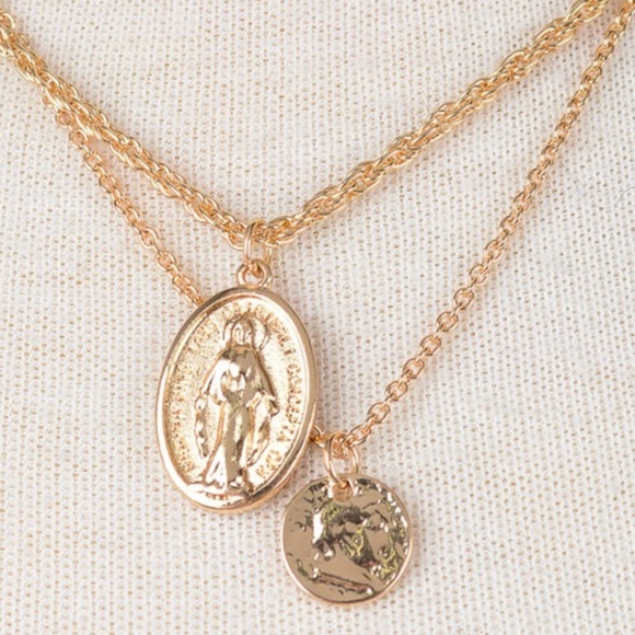 WOMEN'S LAYERED NECKLACE - Picture 2 of 2